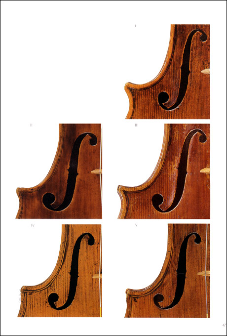 Details 5 violins