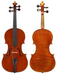 Carlo Giuseppe Oddone violin, 1905; he created fine interpretations of both Stradivari and 'del Gesù'