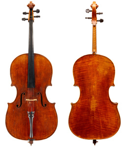 cello by D. Montagnana ‘Sleeping Beauty’ 1739